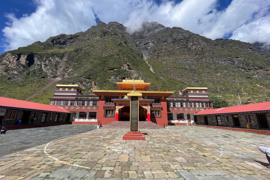 Beautiful Monastery of the Manaslu Region.